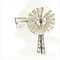 Windmill I Neutral by Chris Paschke 12" x 12" Canvas Wall Art